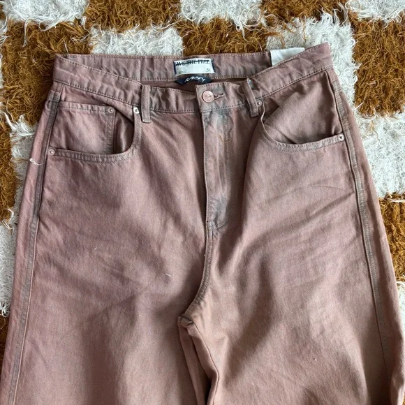 👖 NWT FREE PEOPLE WE THE FREE CRVY GIA HIGH RISE WIDE LEG JEANS PANTS SIZE 31 - Picture 12 of 16